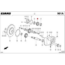 0007693180 Шестерня Claas 769318.0